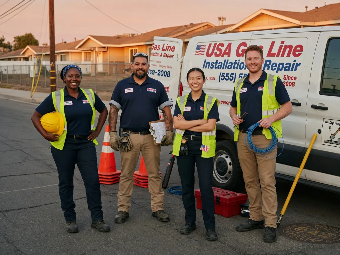 Gas Line Installation company in Leisenring, PA